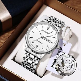 全自动机芯手表男士日历防水夜光仿假机械表大表盘跨境新款男手表