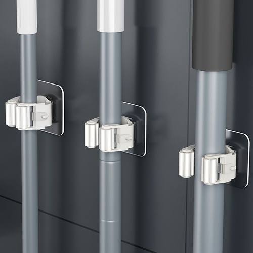 无痕拖把夹免打孔挂扫把架