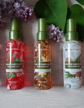 俄罗斯Yves Rocher伊夫黎雪椰奶味淡香水香体香发喷雾100ml