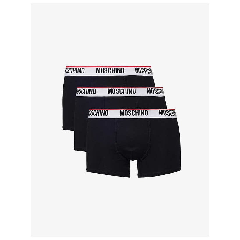 moschino 莫斯奇诺 品牌裤腰弹力内裤(三件套)男