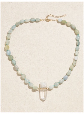 【迷衣海淘小程序】 JIA JIA jade and quartz 金,项链女