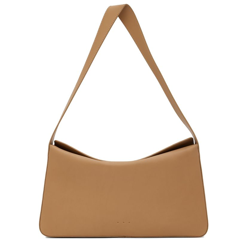 aesther ekme 驼色 soft baguette 单肩包女