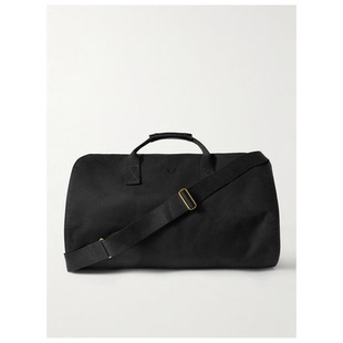 BENNETT WINCH Suit Carrier 皮革饰边帆布旅行袋男行李箱大容