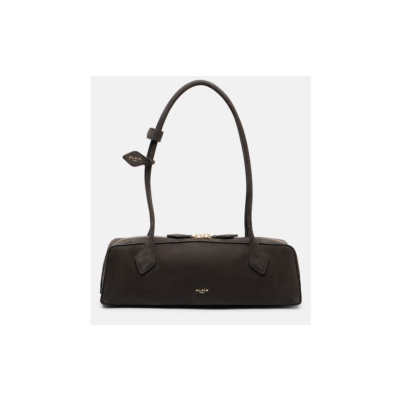 Alaïa Le Teckel 中号绒面革肩包女