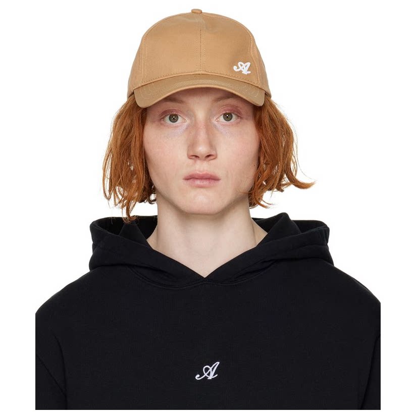 axel arigato 黄褐色 mini signature 棒球帽男