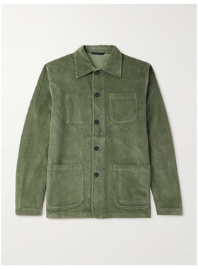 SID MASHBURN 灯芯绒衬衫式夹克短外套男新款商务户外休闲经典