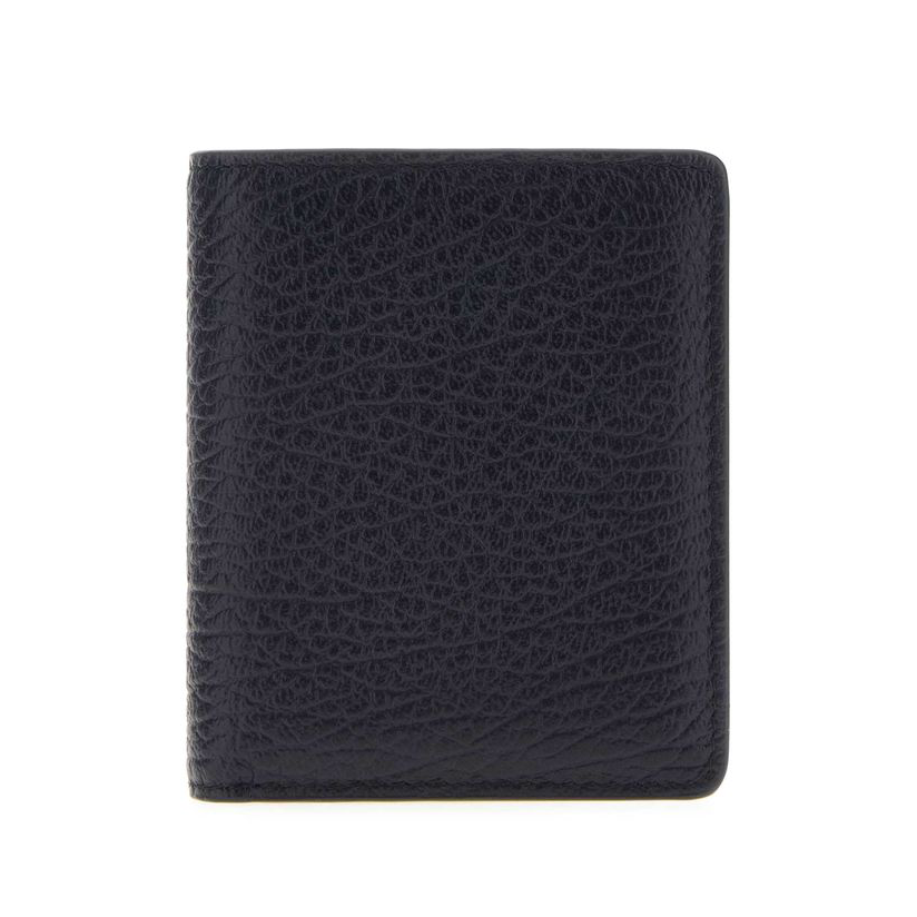 Maison Margiela 灰蓝色皮革钱包男复古小巧便携实用简约耐用包包