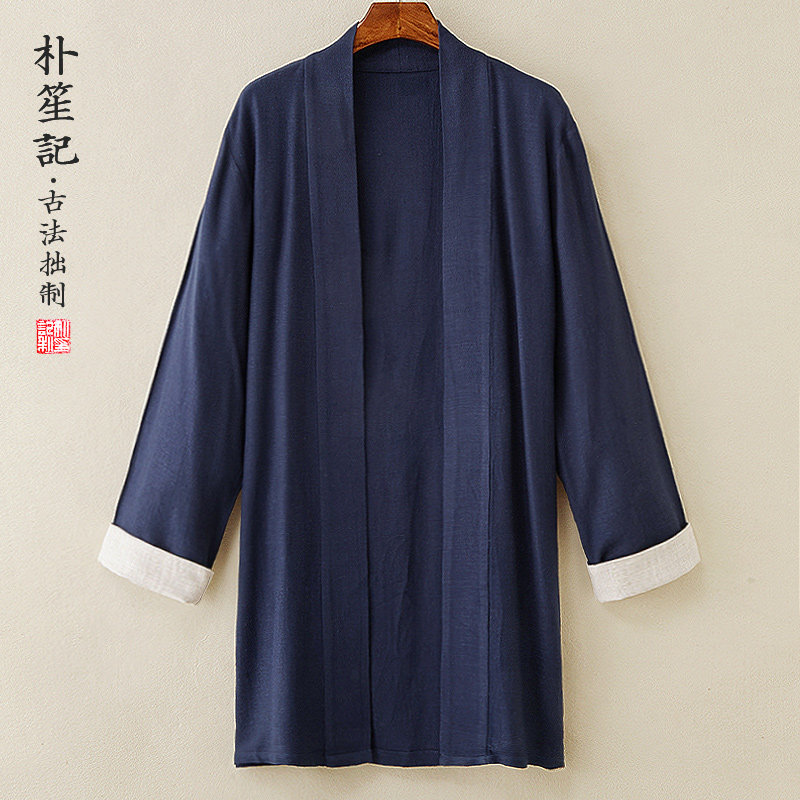 朴笙记原创棉麻禅服男士长衫大码道袍宽松汉服中长款薄民国风大褂使用感如何?