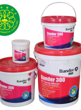 邦盾300PVC地板塑胶地板石塑地板地板革胶水片卷材两用水性胶水