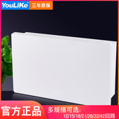 布线箱强电箱 暗装 配电箱家用 白色门12 42位回路