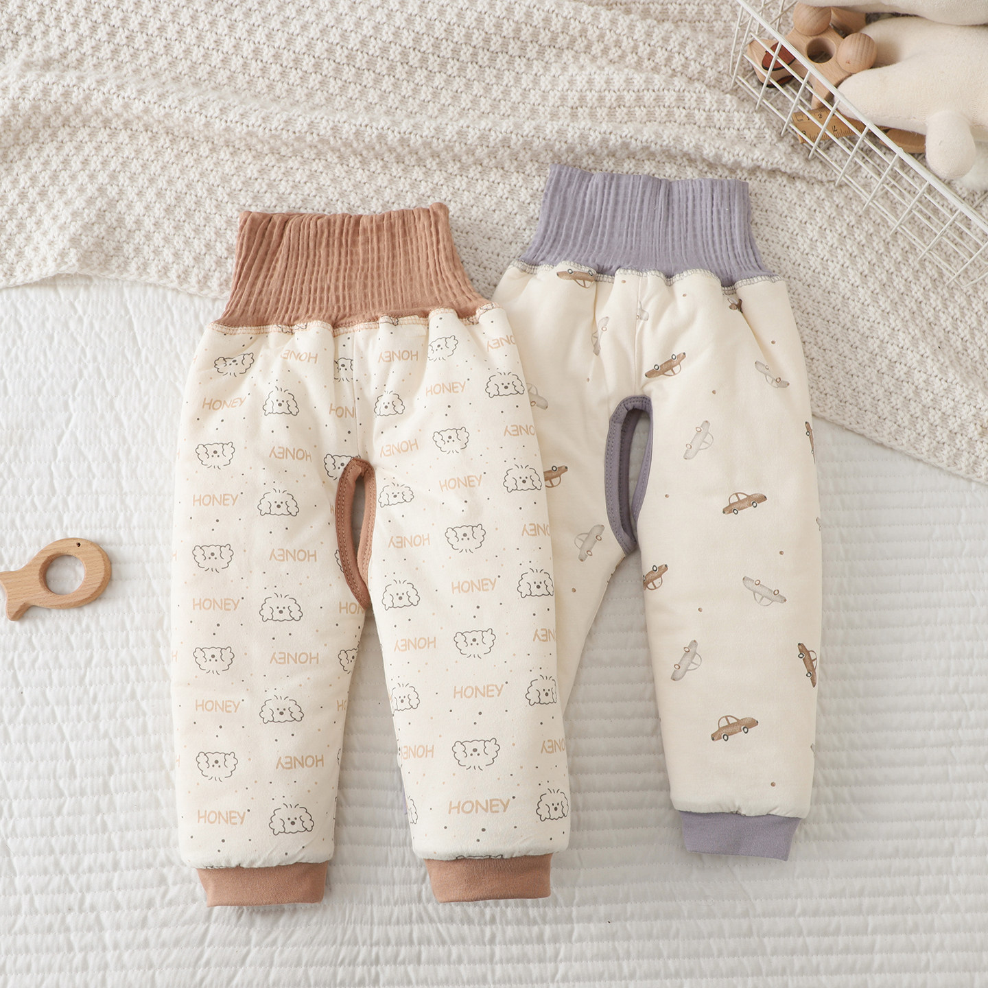 宝宝棉裤外穿婴儿高腰护肚保暖裤打底内穿夹棉开裆裤长裤睡裤秋冬,童装/婴儿装/亲子装,裤子,淘宝优惠券,粉丝福利购,淘宝优惠卷