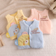 宝宝马甲春秋外穿婴儿夹棉保暖无袖 新生儿护肚背心马夹潮 坎肩冬季