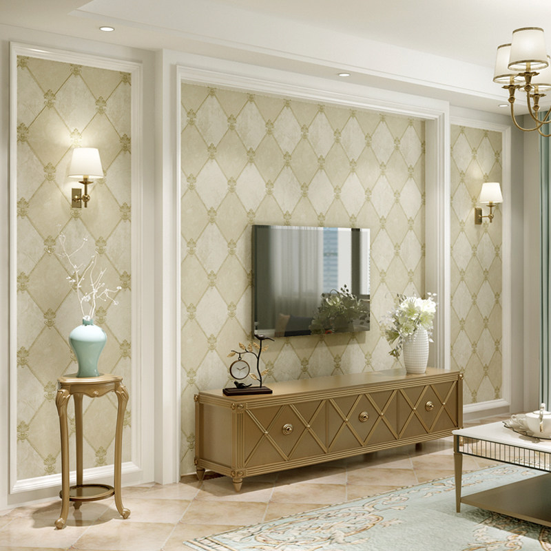 American country Retro Diamond lattice 3D Bedroom wallpaper a living room TV backdrop waterproof thickening wallpaperin the Decoration main material , Wallpaper ,  PVC Wallpaper  category - from Buy2taobao.com to provide professional Taobao agent buy service
