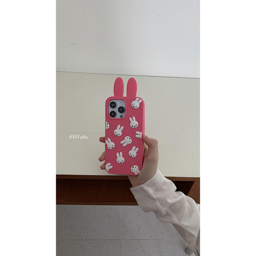 DT play 古早味兔子糖果色夏日可爱兔子韩国ins风小众适用于iphone17/16promax/15/14苹果13/12手机壳保护套