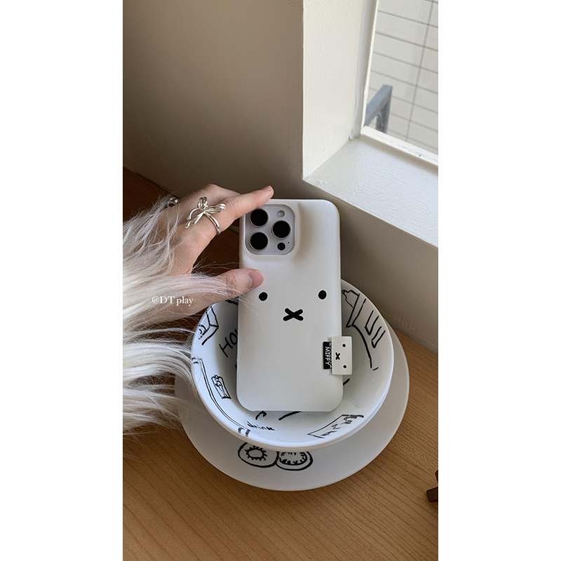DT play 小兔子可爱软乎面包壳柔软韩国ins风小众高级适用于iphone17promax/16/15/14苹果13/12手机壳保护套