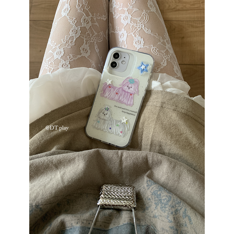 DT play 《小狗日记》会被治愈的瞬间韩国ins风小众高级适用于iphone17/16promax/15/14苹果13手机壳保护套