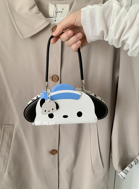 DT play 千禧年代古早翻盖蓝色小狗可爱韩国ins风小众博主适用于iphone16promax/15/14苹果13手机壳保护套