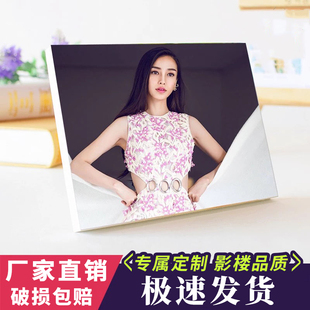 拉米新款阳光印像娜影楼摆台定制做婚纱照片放大挂墙相片相框制作