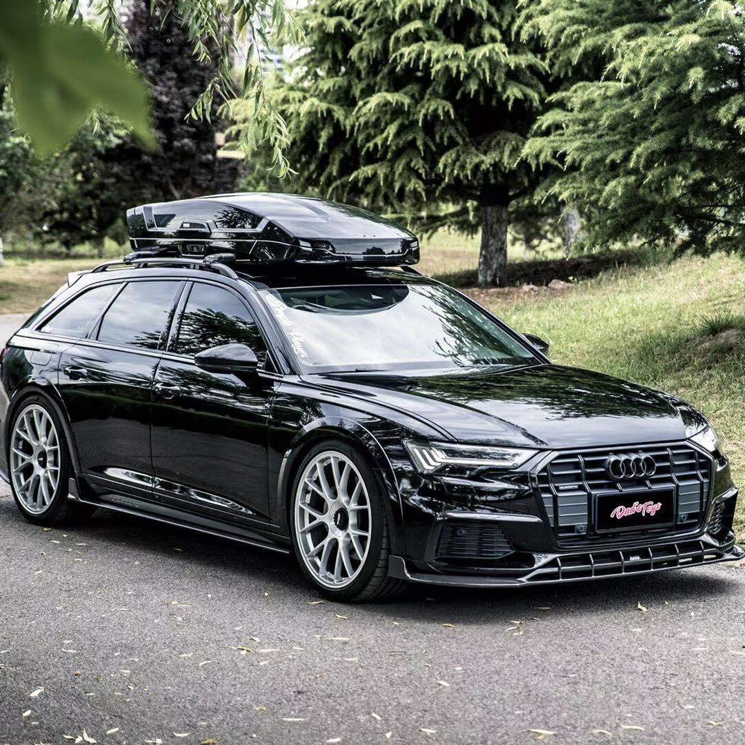 a6allroad干碳碳纤维前唇尾翼轮眉侧裙后唇包围卡布尔奶爸同款