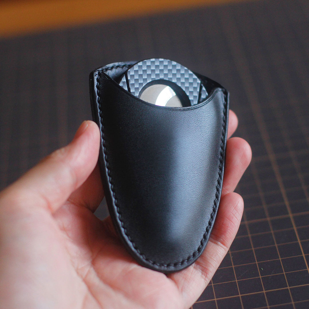 美国Xikar西卡雪茄剪皮套纯手工制作意大利进口牛皮雪茄剪牛皮套