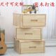 定制款 实木收纳柜多功能单抽屉带锁储物柜美式 斗柜床头柜子床边柜