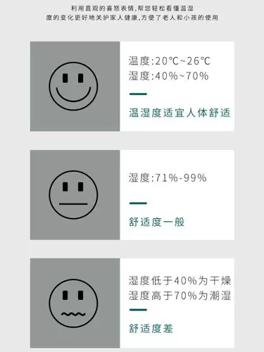 Точный электронный термометр для домашнего использования, детский термогигрометр