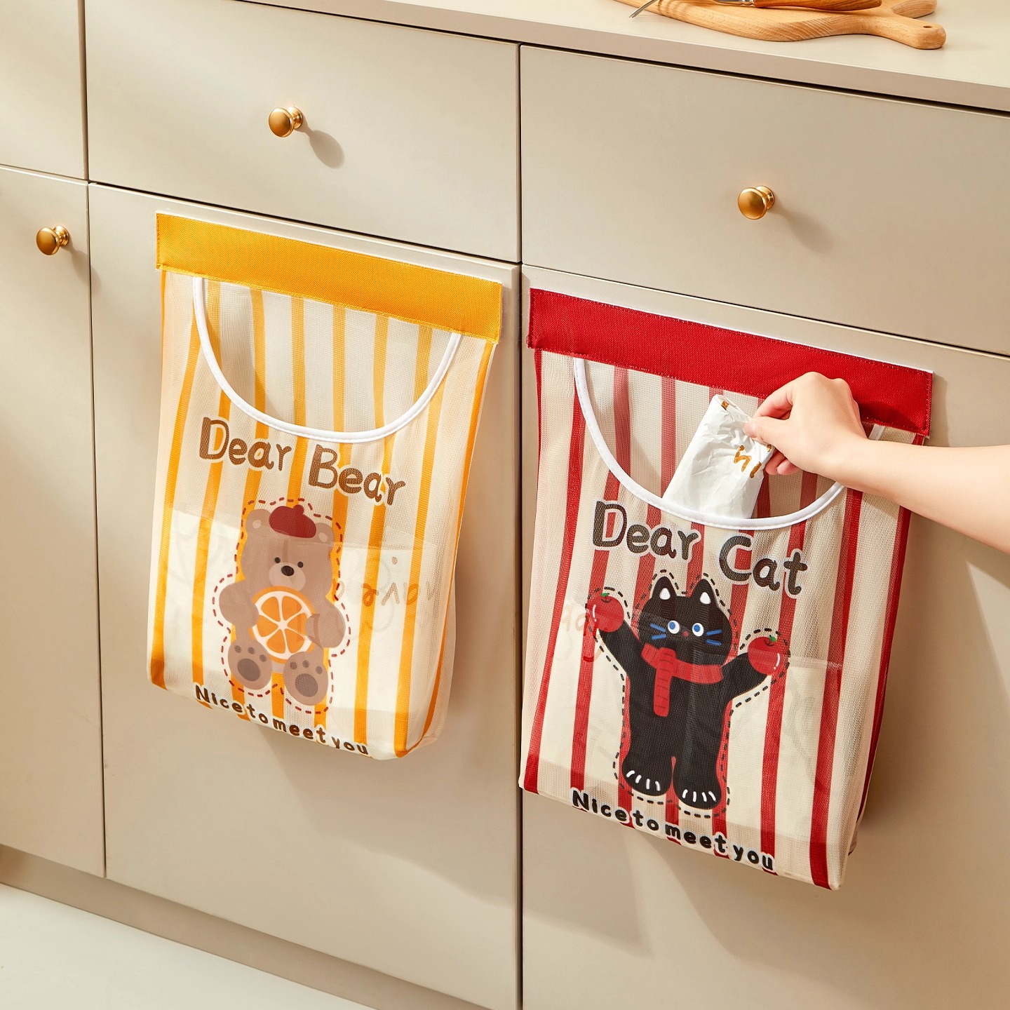 垃圾袋收纳神器壁挂式