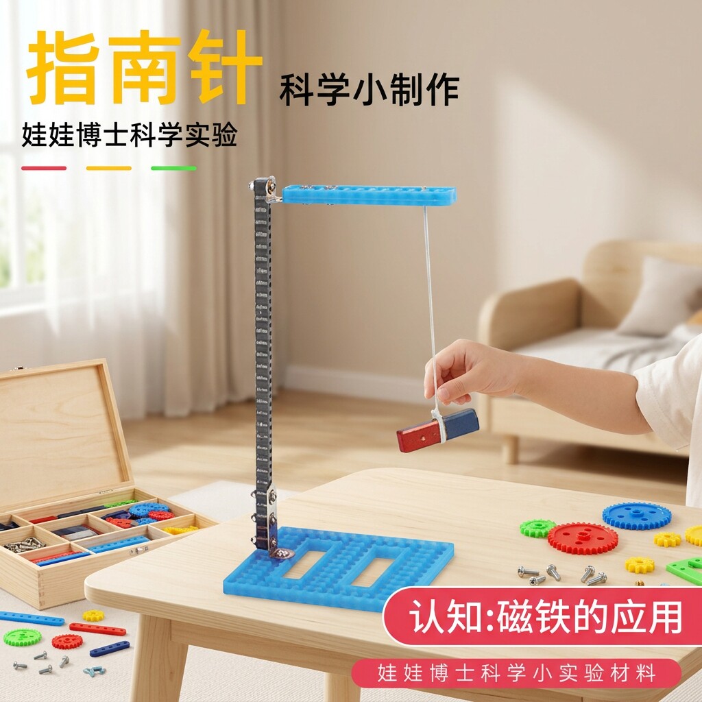 科学实验四大发明指南针小学生自制司南模型儿童DIY手工制作材料