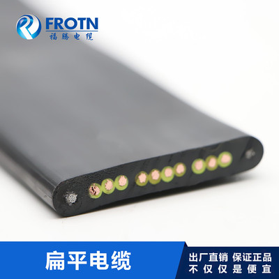 加钢丝扁电缆YFFBG TVVBG10*1/YFFBL YFFBJ 10*1