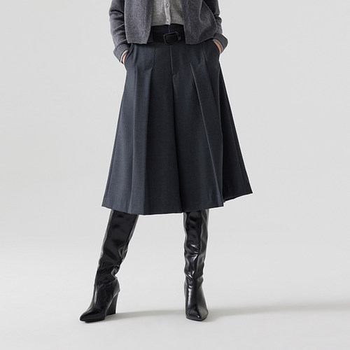 新款高腰显瘦百搭半身裙裤