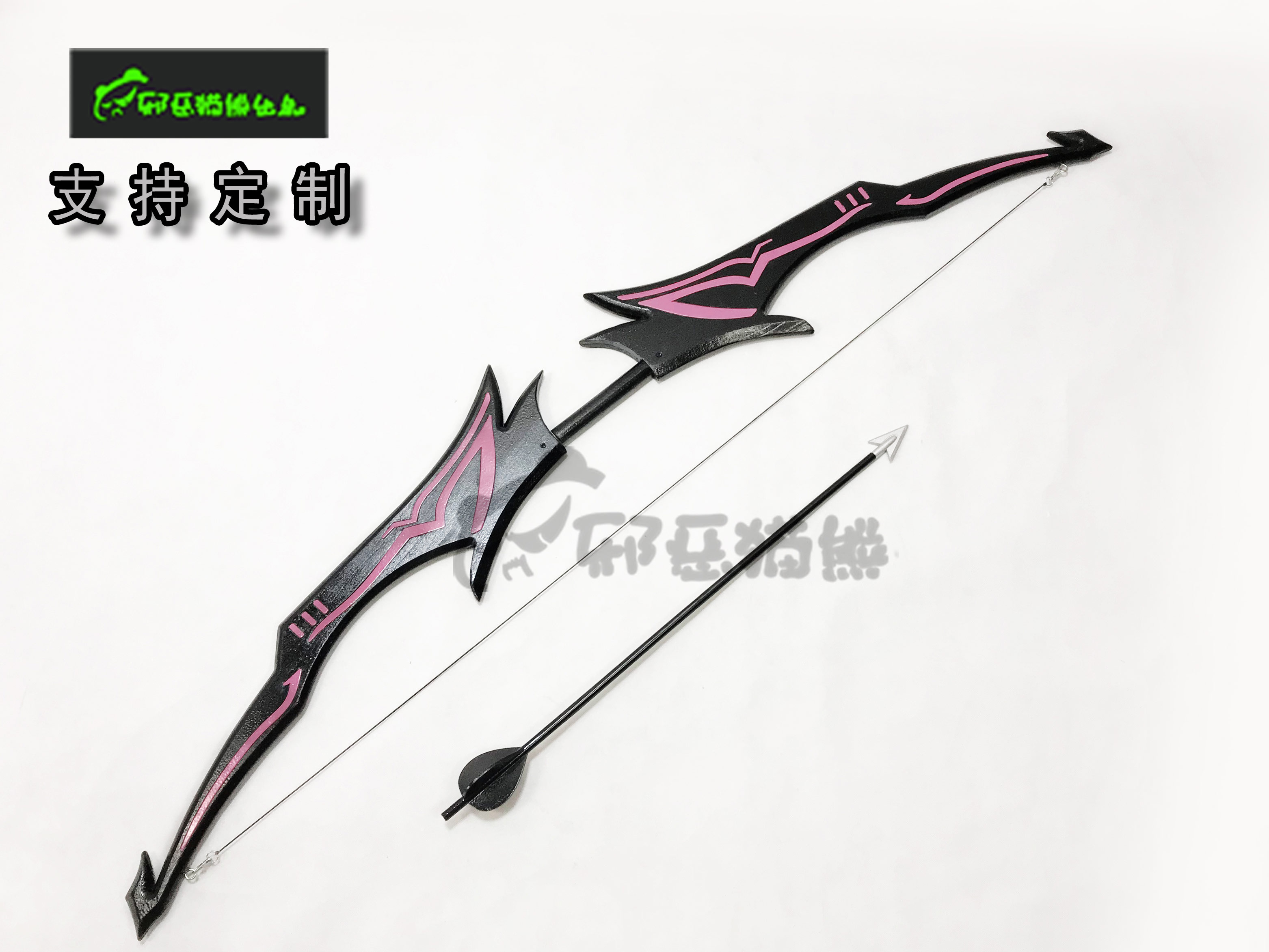 邪恶猫熊~Fate FGO~Archer阿塔兰忒 狂阶之弓cos武器道具支持定做