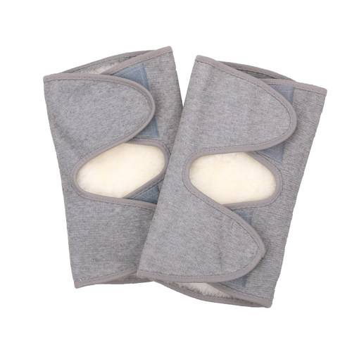 厚羊毛护膝保暖老寒腿老年人男女冬季外穿关节膝盖防寒风护腿骑车