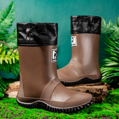 外卖跑腿雨靴防滑厨房厚底胶鞋 大码 中筒防水软底耐磨水鞋 男士 雨鞋