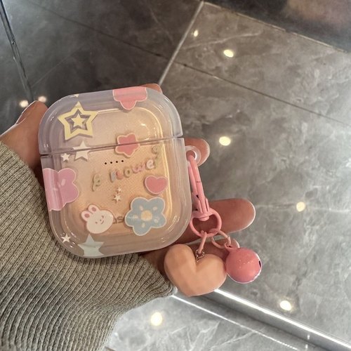 实拍星星兔子适用倍思E3新款w04 2023版无线蓝牙耳机保护套W04pro