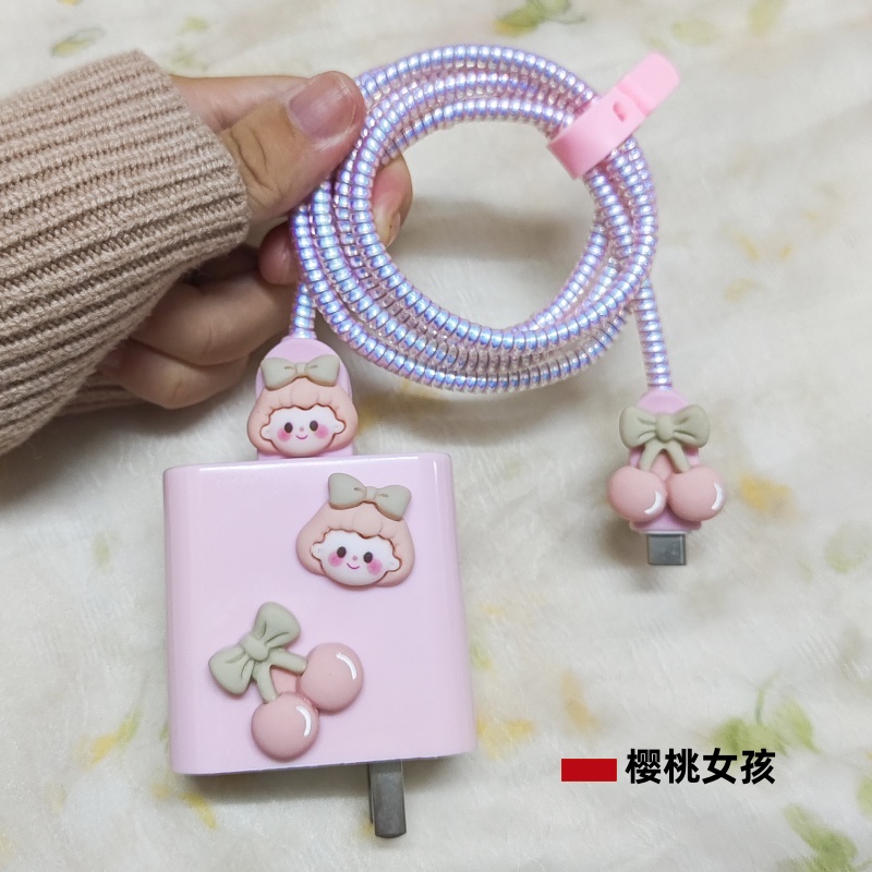 vivo iQOO9 iQOO8/5Pro充电线保护套Neo7se手机数据线缠绕绳iQOO7