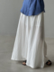 慵懒高腰宽松阔腿休闲裤 女2025夏季 新款 Dakiyo 天丝亚麻山本裙裤