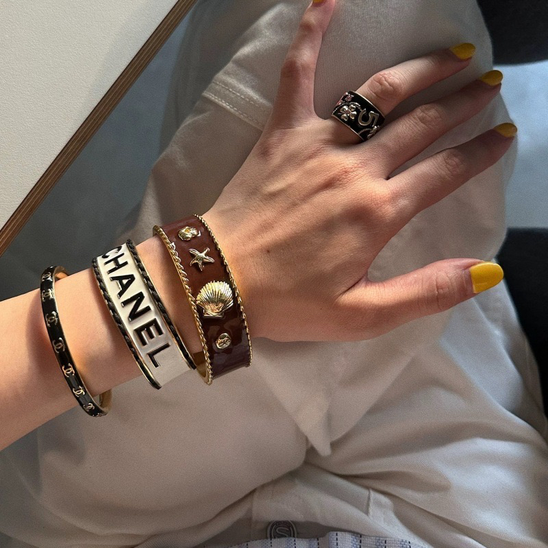 25年新款复古棕色珐琅海星戒指女小众设计高级感宫廷风指环