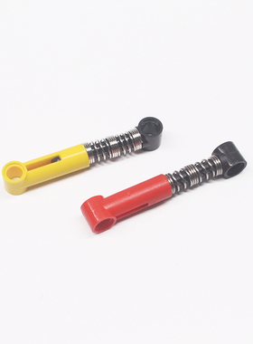 乐积儿国产DIY小颗粒积木兼容76537科技模型件小弹簧避震减震器