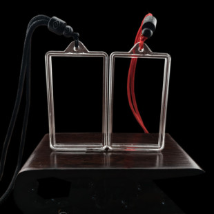 唐卡盒亚克力擦擦盒吊坠可打开装佛像经文泥擦擦寺庙随身佩戴项链