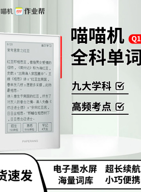 喵喵机Q1Pro单词卡便携英语背词学习高考四六级英语水墨屏高续航
