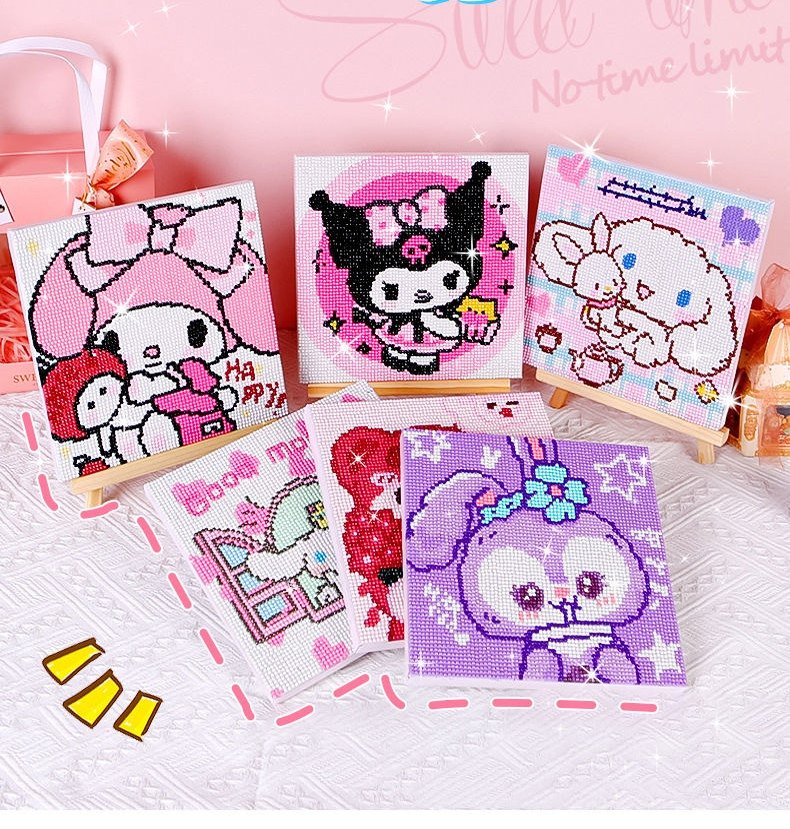 30厘米钻石画满钻材料包画儿童粘贴画十字绣益亲子活动马赛克贴画,玩具/童车/益智/积木/模型,手工创意粘贴类,淘宝优惠券,粉丝福利购,淘宝优惠卷