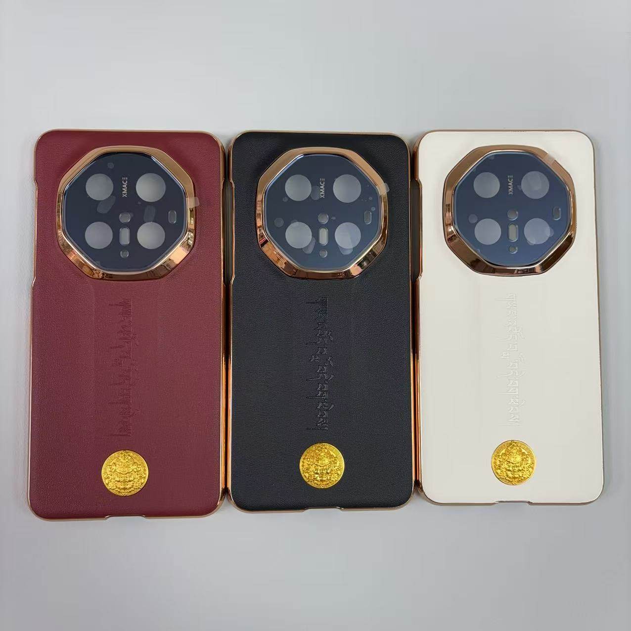 适用华为Mate80Pro黄财神手手机