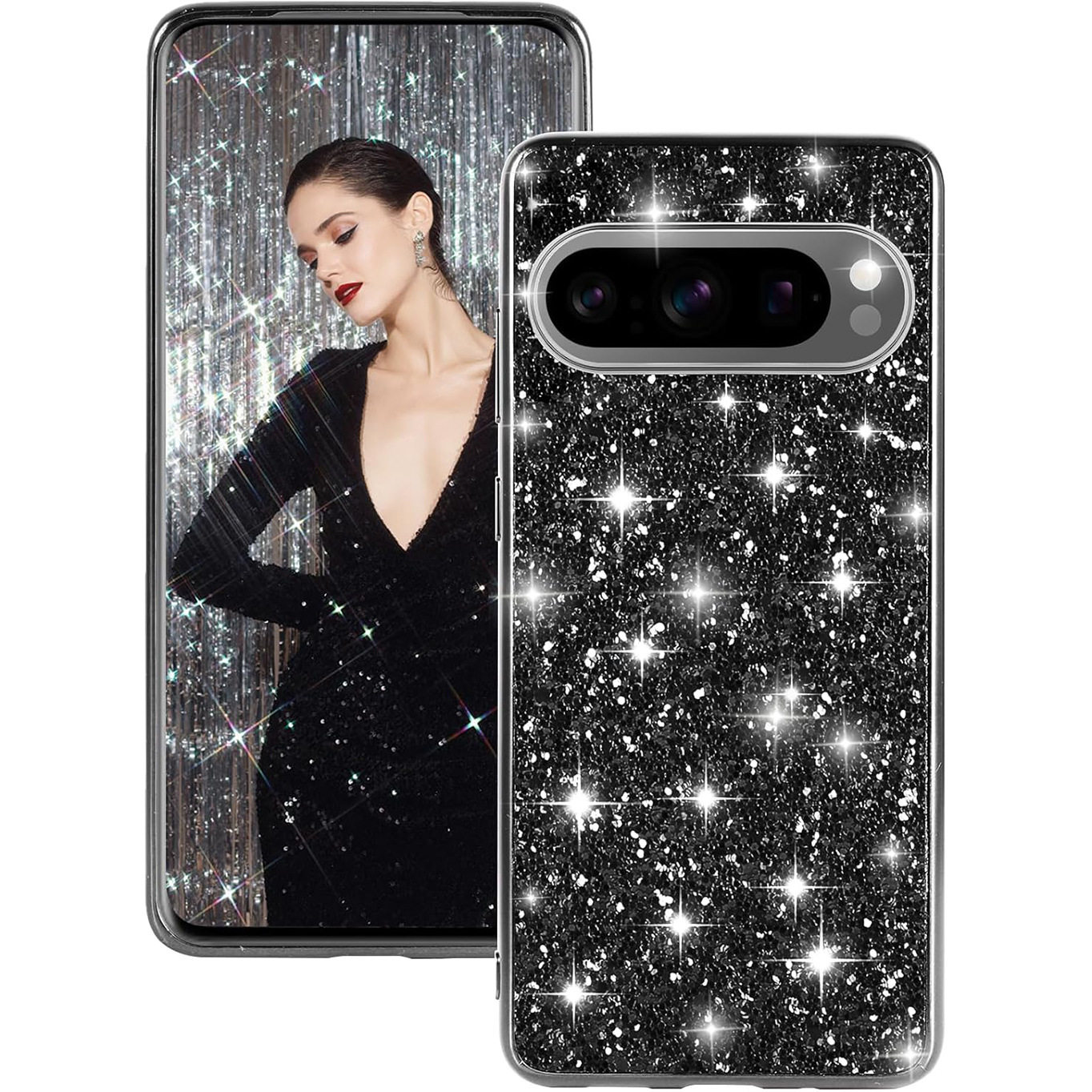 适用谷歌Pixel10A手机壳电镀闪粉亮片Google9ProXL全包防摔保护套,3C数码配件,手机屏幕总成,淘宝优惠券,粉丝福利购,淘宝优惠卷