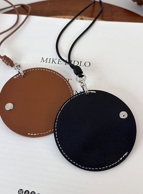 迷你挂脖零钱包复古高级感蓝牙耳机收纳包钥匙包项链ins秋季新款