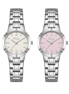 FILA斐乐手表女士轻奢小众小圆表七夕情人节生日送礼石英腕表6601