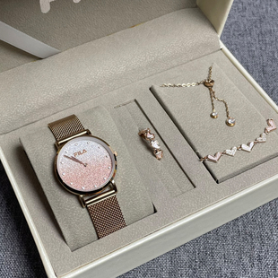 FILA斐乐手表女士款轻奢小众满天星高级感礼盒装女朋友闺蜜送礼物