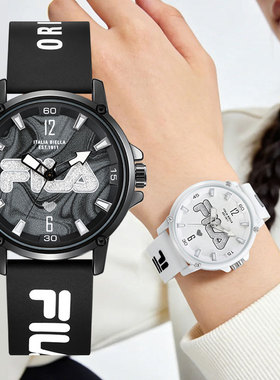 FILA斐乐学生手表男女款初高中考试专用运动石英腕表只看时间6801