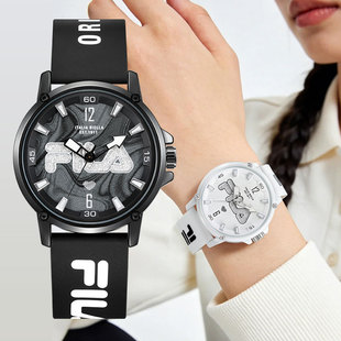 FILA斐乐学生手表男女款 初高中考试专用运动石英腕表只看时间6801