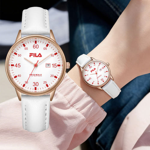 FILA斐乐手表女款学生初高中考试专用小表盘石英腕表只看时间6812