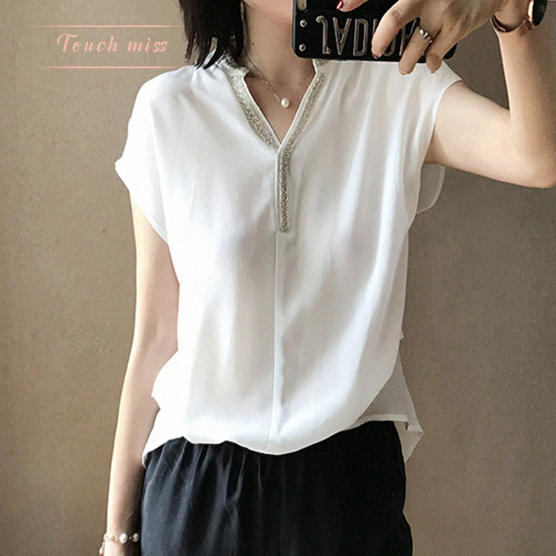TOUCH MISS ÈÕϵ¸ß½×Å®×°¶Ëׯ´óÆø´®ÖéVÁìÕæË¿¶ÌÐäÉÏÒÂÆøÖʳÄÒÂÏÄ
